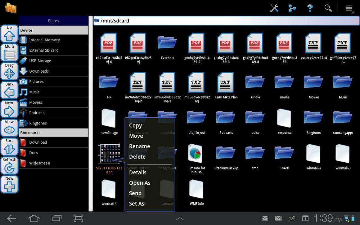 astro file manager manual